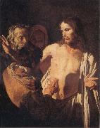 Gerrit van Honthorst The Incredulity of St Thomas oil painting artist